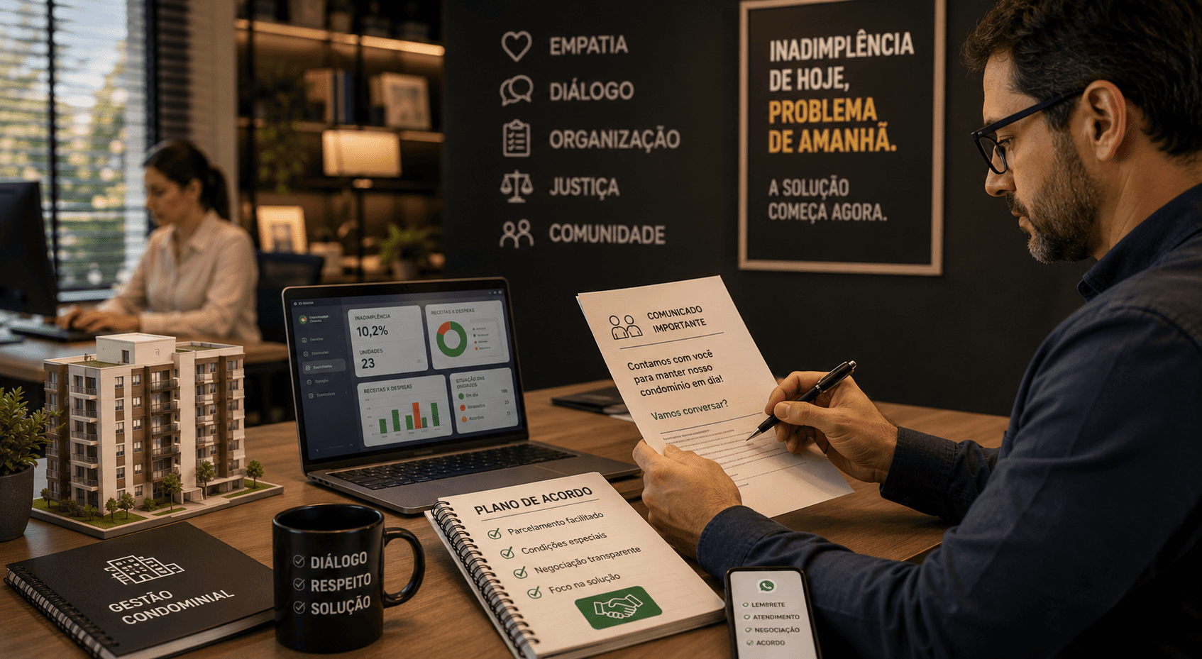 Moradores inadimplentes: como agir com firmeza e empatia